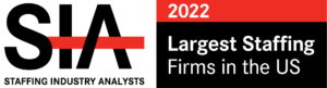 SIA Award Fastest Growing Staffing Firms 2022